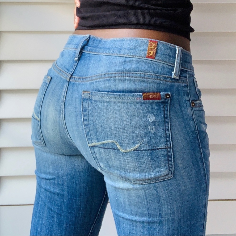 7 For All Mankind “Josefina” SkinnyBoyfriend Jeans